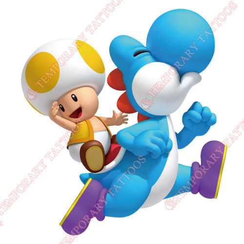 Mario Customize Temporary Tattoos Stickers NO.1351